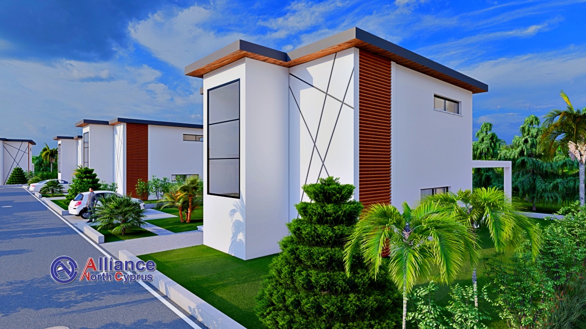 Villas for two families and detached villas near the city of Famagusta