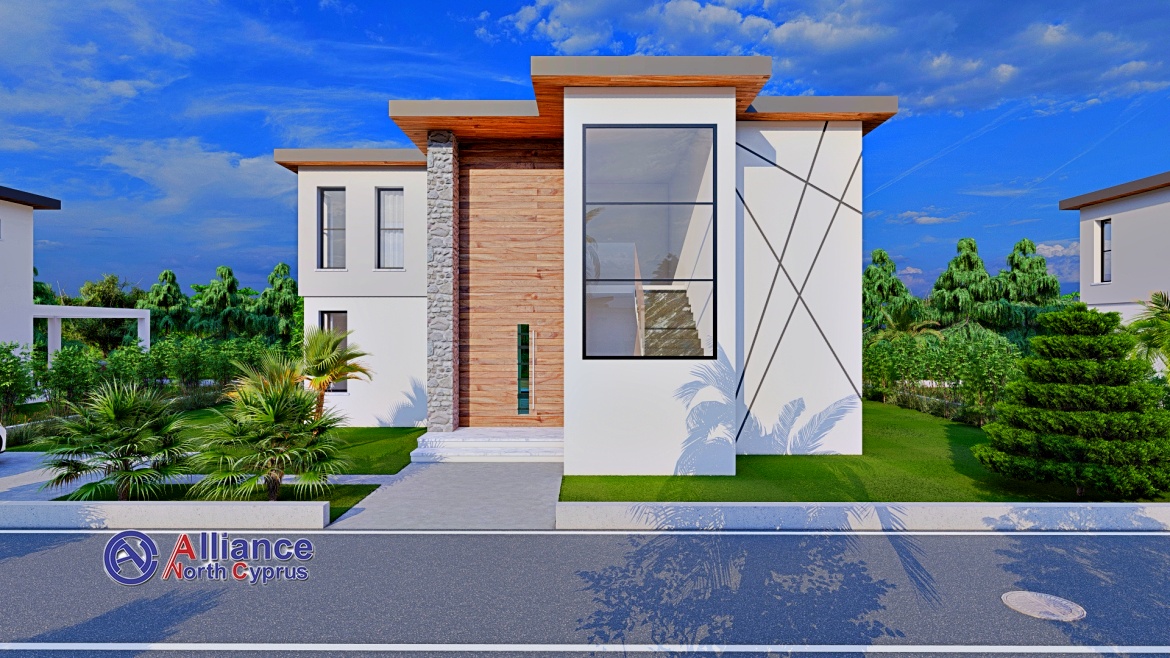 Villas for two families and detached villas near the city of Famagusta