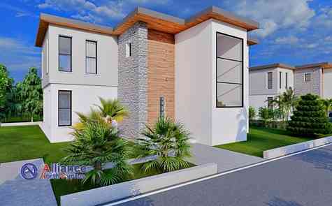 Villas for two families and detached villas near the city of Famagusta