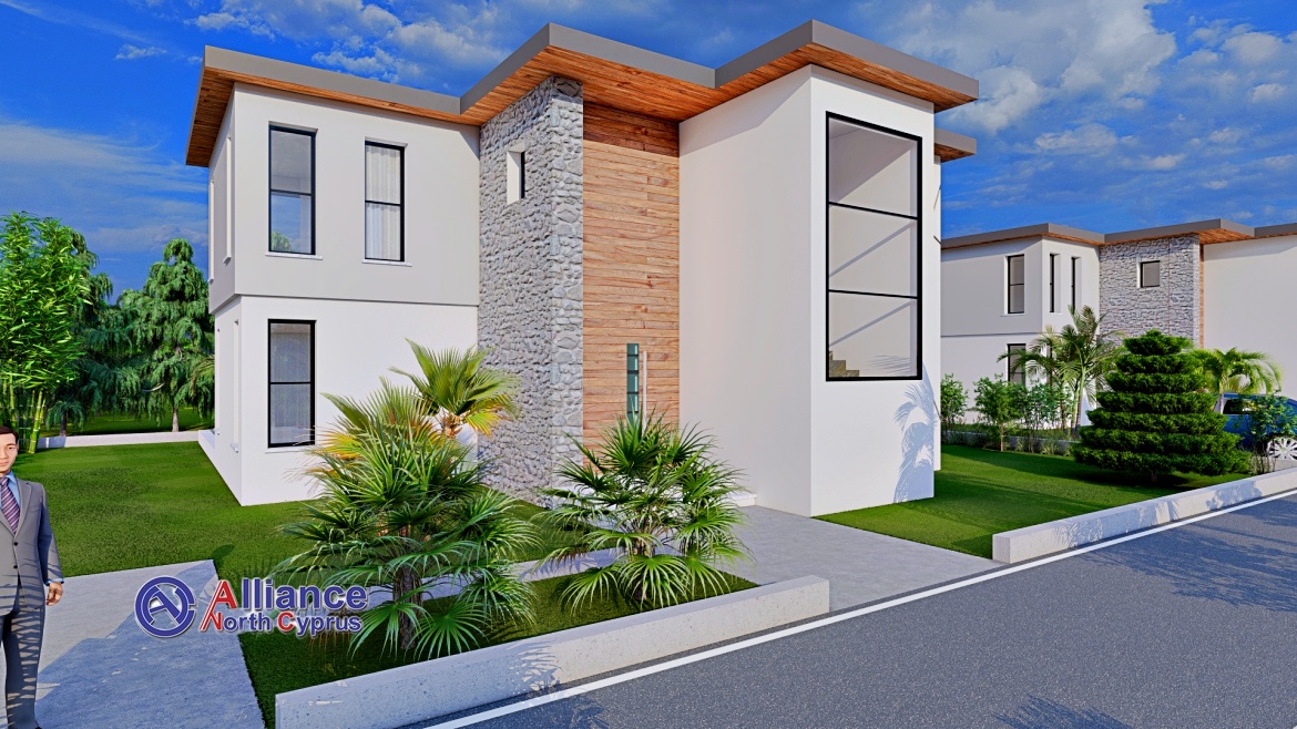 Villas for two families and detached villas near the city of Famagusta