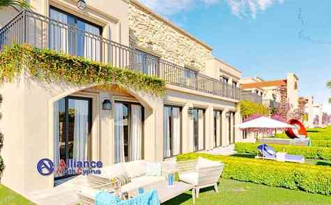 2+1 townhouse  in a complex on the seashore in Lapta