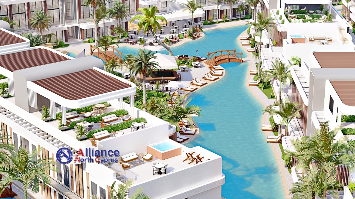 The latest technology, all the amenities - a new luxury project with a club beach in Iskele!