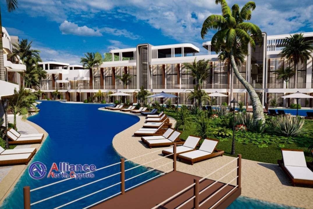 The latest technology, all the amenities - a new luxury project with a club beach in Iskele!