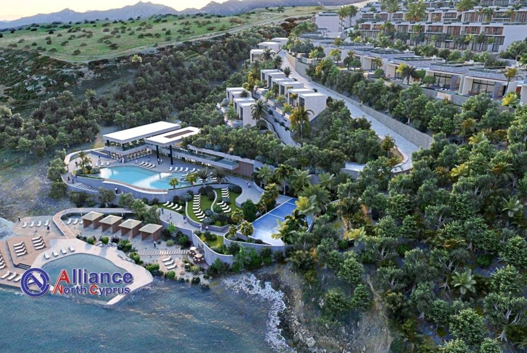 Complex on the first coastline in Northern Cyprus - luxury apartments and villas on the first line of the sea!