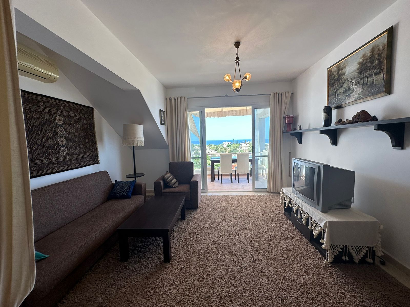 Penthouse 2+1 for sale in Tatlisu, stunning views!