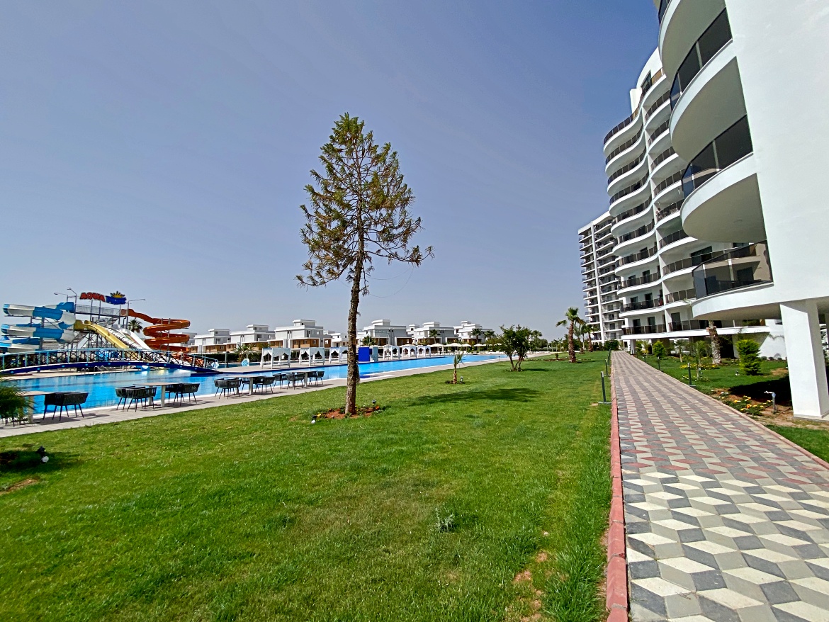 A new one-bedroom apartment is available for long-term rent in the Edelweiss complex