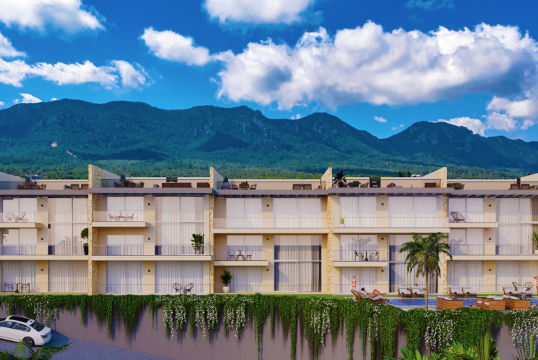 Luxury 2-Bedroom Garden Apartment for Sale in Esentepe, North Cyprus – In Pine Hill Project