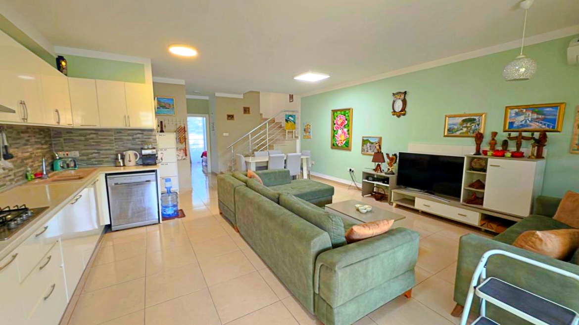 Villa for Rent in Bogaz, Caesar Beach Complex – Right on the Seafront!