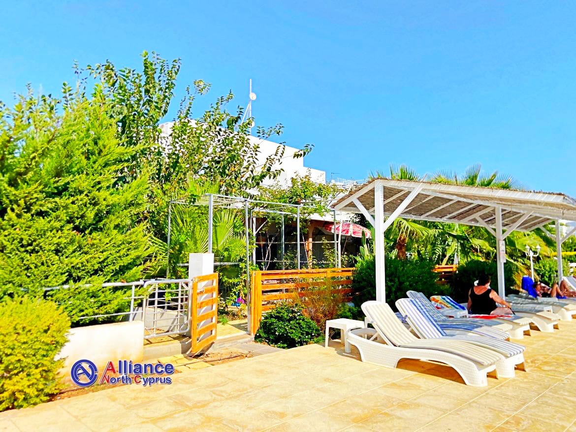 Villa for Rent in Bogaz, Caesar Beach Complex – Right on the Seafront!