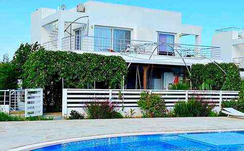 Villa for Rent in Bogaz, Caesar Beach Complex – Right on the Seafront!