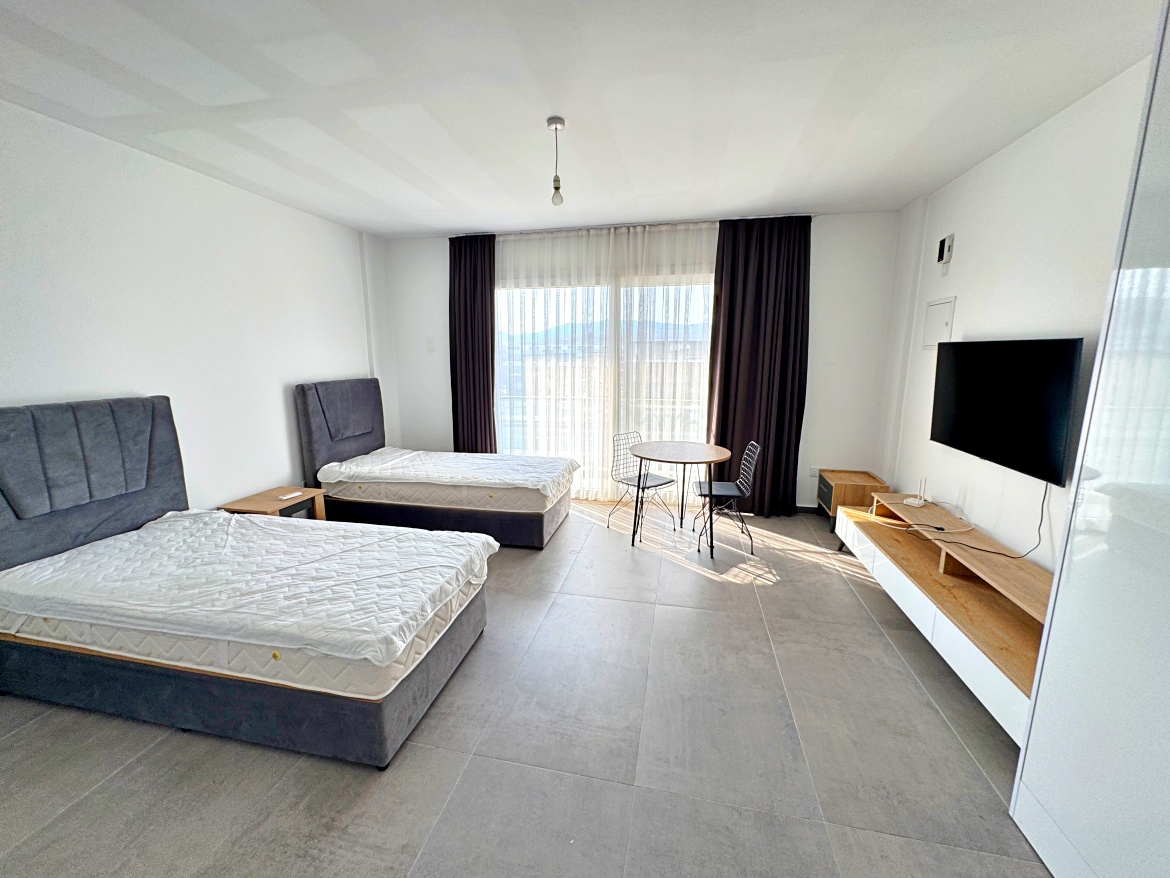 Seaside Studio in Boğaz, Four Seasons Complex, weekly rentals