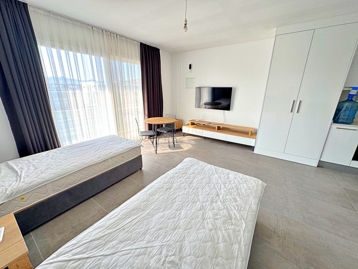 Seaside Studio in Boğaz, Four Seasons Complex, weekly rentals