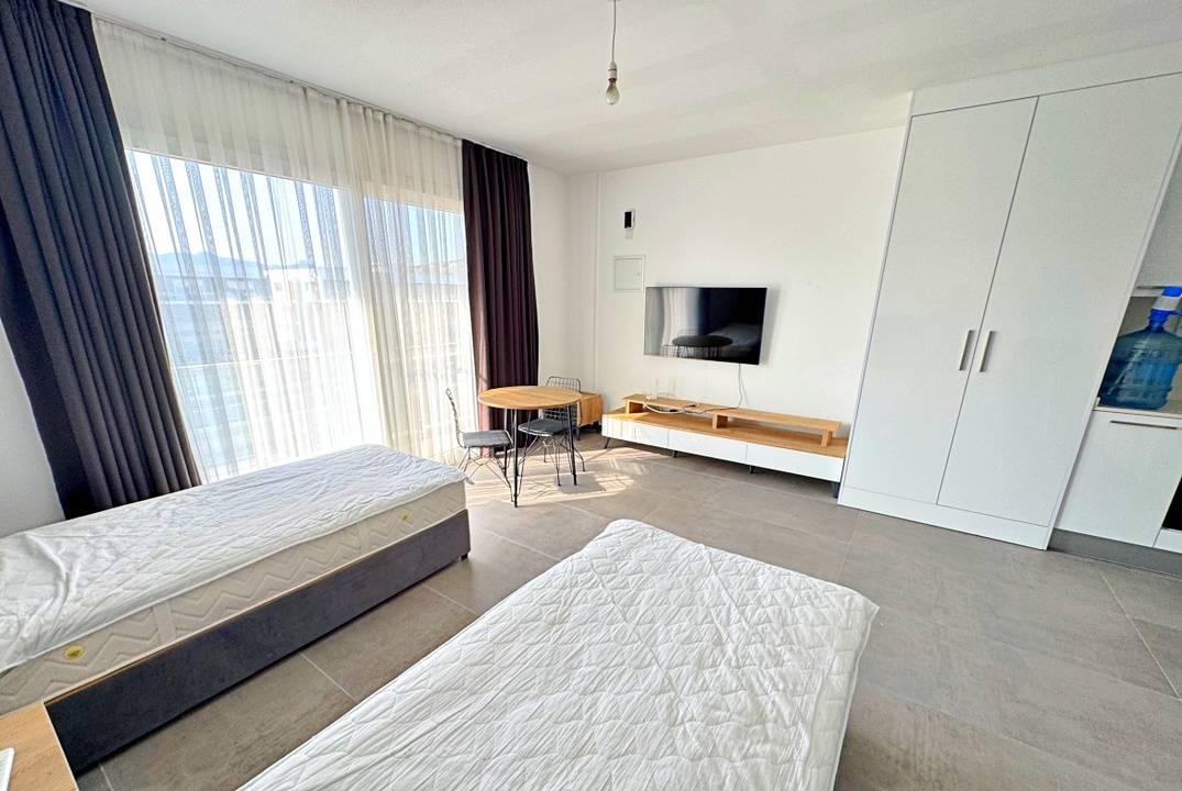 Seaside Studio in Boğaz, Four Seasons Complex, weekly rentals