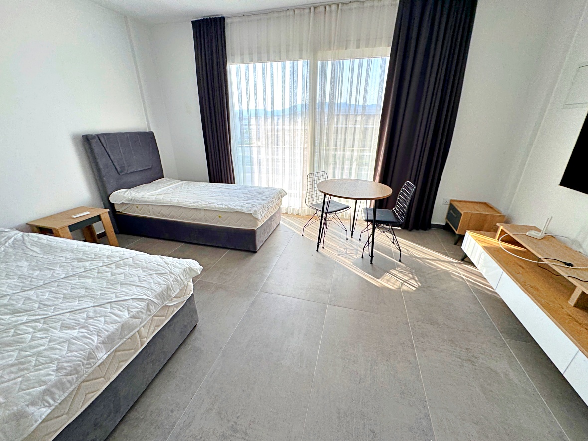 Seaside Studio in Boğaz, Four Seasons Complex, weekly rentals