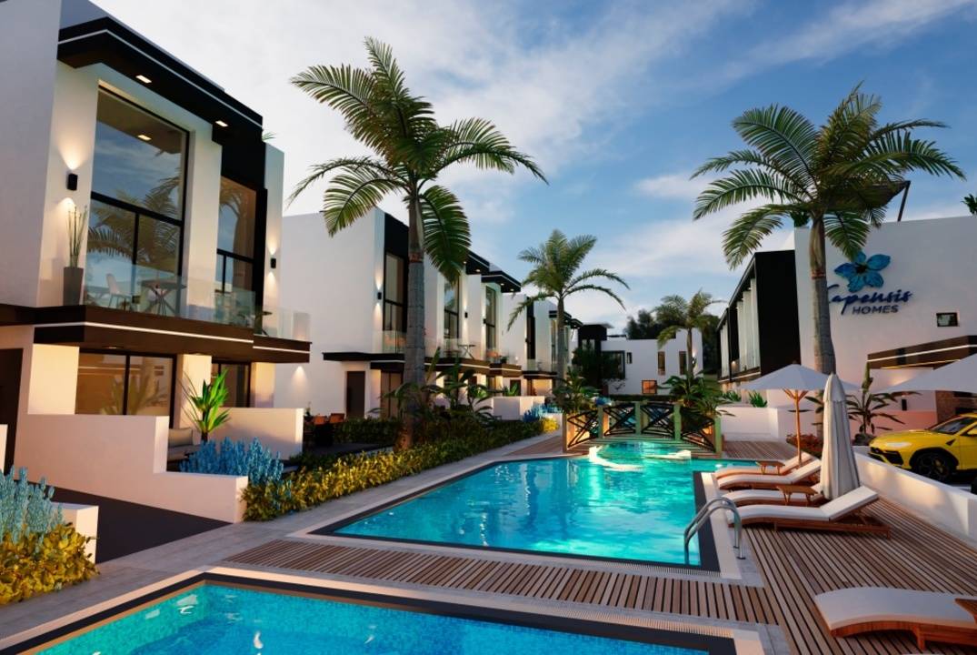 Apartments of different layouts - with a garden and perthouses in the new Yeni-Bogazichi complex, all infrastructure nearby!