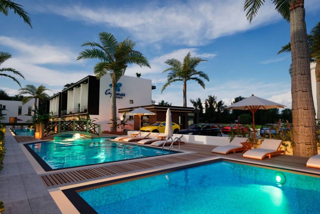 Apartments of different layouts - with a garden and perthouses in the new Yeni-Bogazichi complex, all infrastructure nearby!