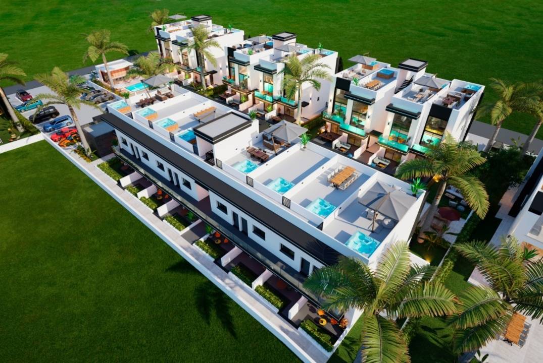 Apartments of different layouts - with a garden and perthouses in the new Yeni-Bogazichi complex, all infrastructure nearby!