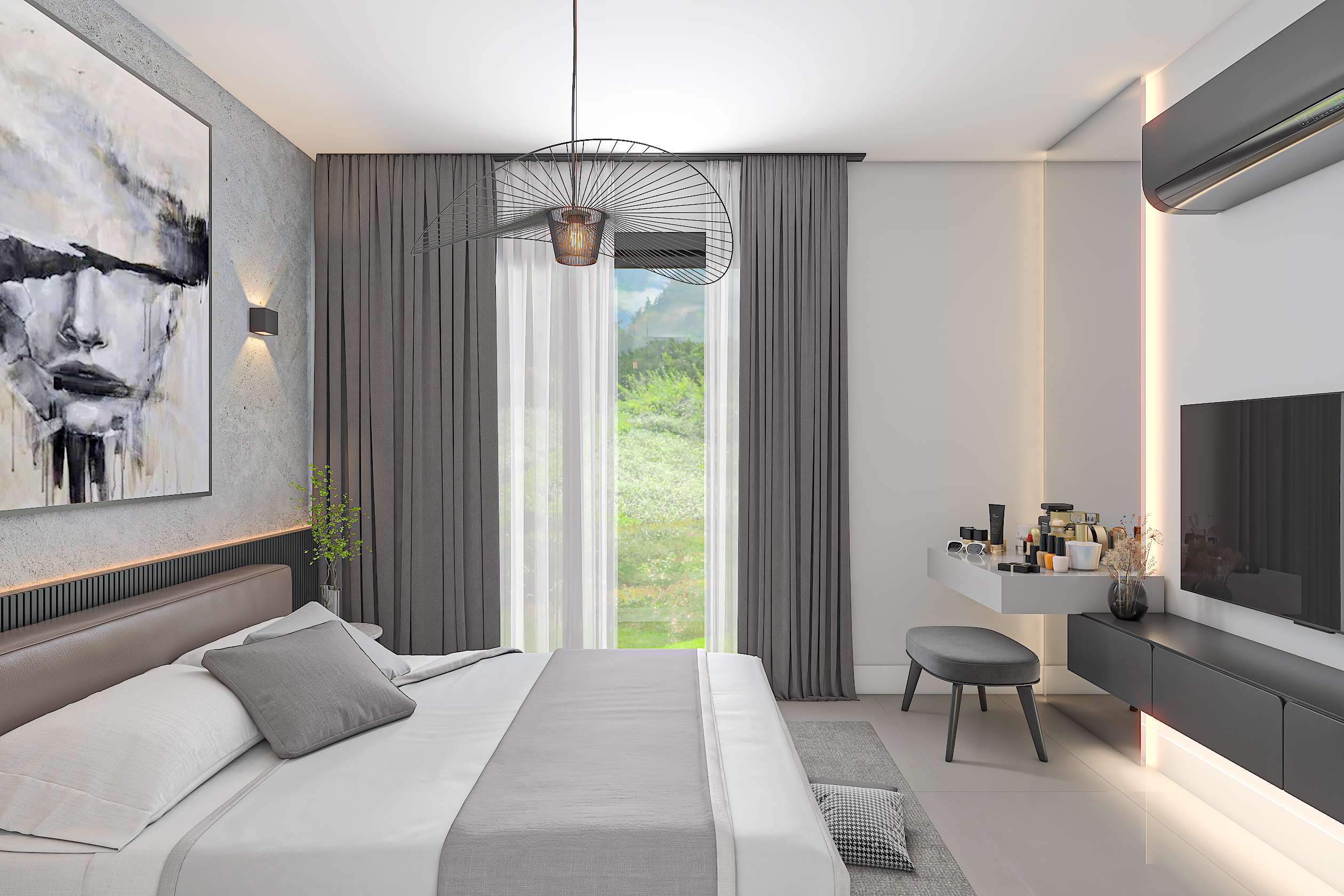 Apartments of different layouts - with a garden and perthouses in the new Yeni-Bogazichi complex, all infrastructure nearby!