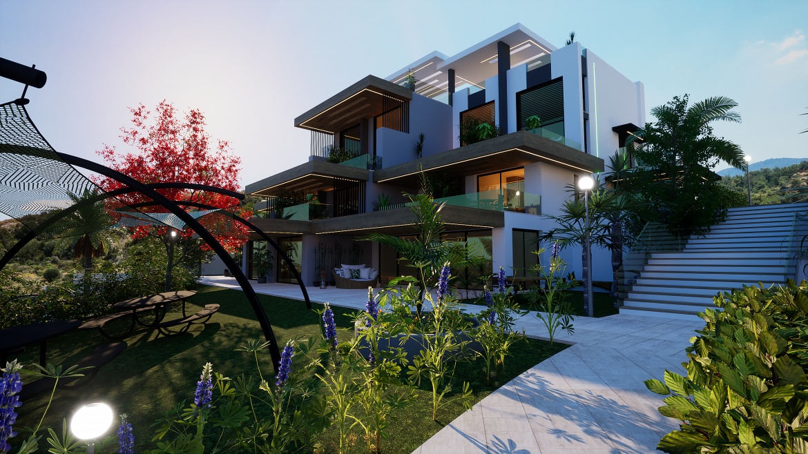 1+1 Garden in Esentepe – Perfect for Living and Investment