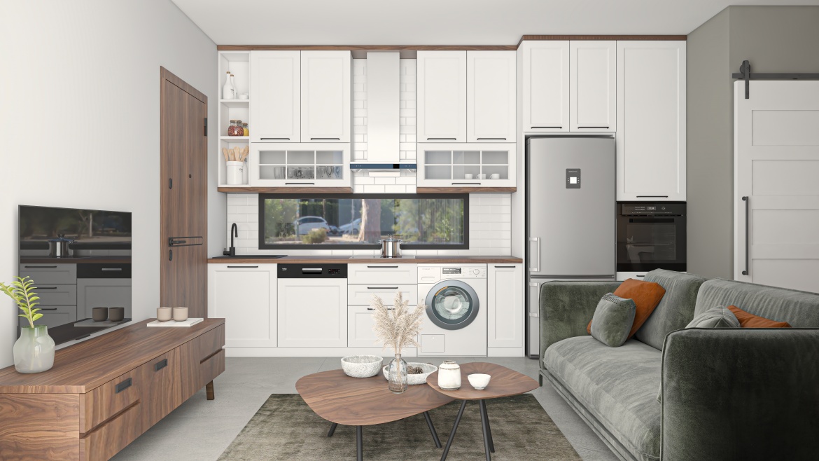 1+1 Garden in Esentepe – Perfect for Living and Investment