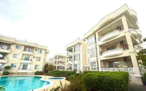 Spacious fully furnished 3+1 apartment with sea and mountain views in Girne, Alsancak, Kavankoy Site.