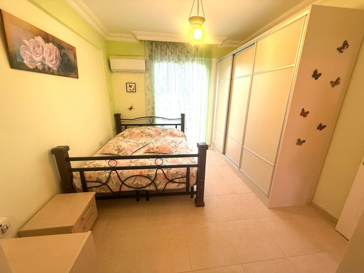 Spacious fully furnished 3+1 apartment with sea and mountain views in Girne, Alsancak, Kavankoy Site.