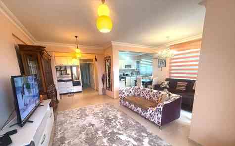 Spacious fully furnished 3+1 apartment with sea and mountain views in Girne, Alsancak, Kavankoy Site.