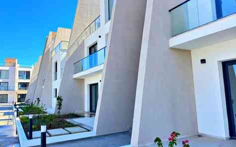 Corner 2+1 Loft Apartment with Private Roof Terrace at Garden Park, Iskele