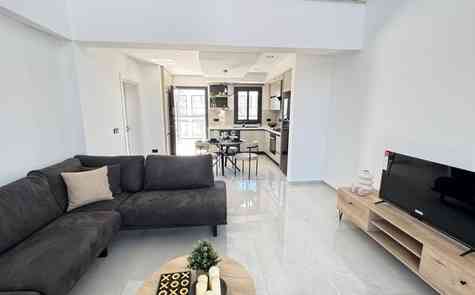 Corner 2+1 Loft Apartment with Private Roof Terrace at Garden Park, Iskele
