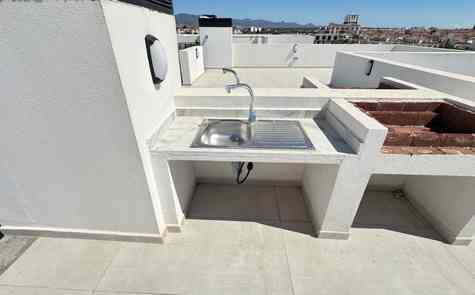 Corner 2+1 Loft Apartment with Private Roof Terrace at Garden Park, Iskele