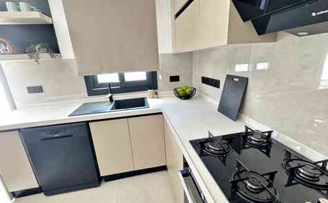 Corner 2+1 Loft Apartment with Private Roof Terrace at Garden Park, Iskele