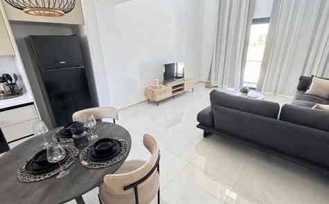 Corner 2+1 Loft Apartment with Private Roof Terrace at Garden Park, Iskele