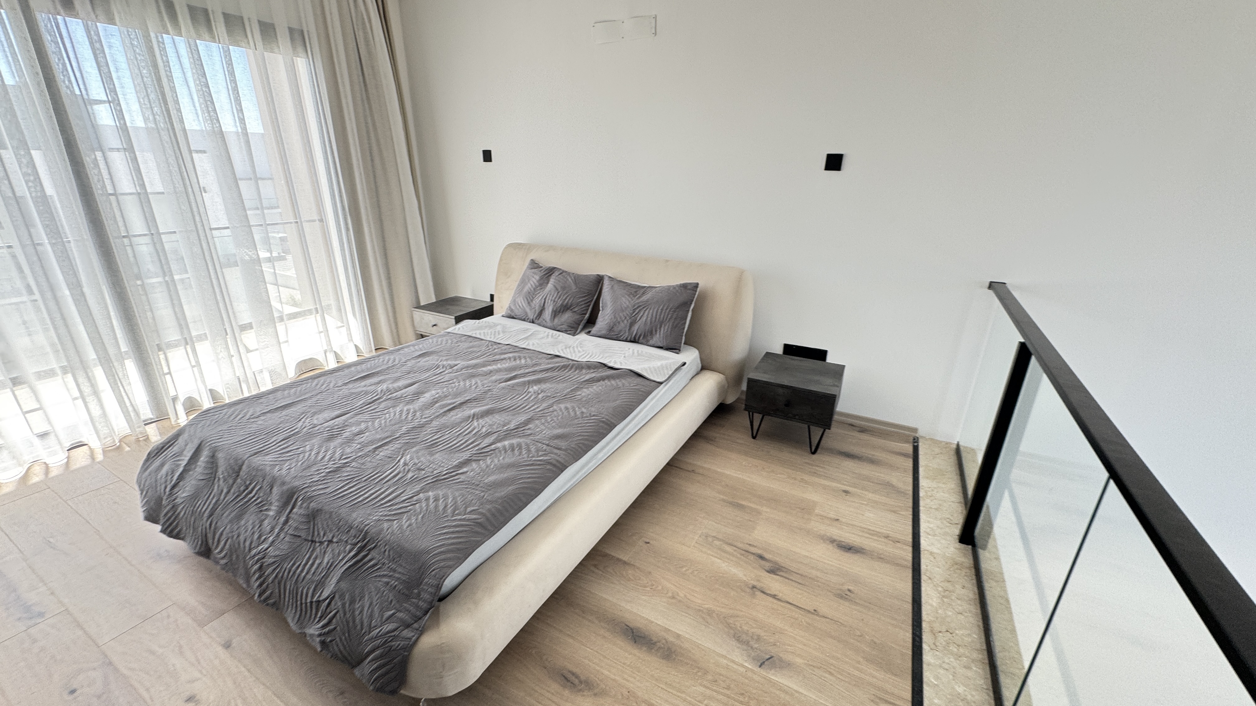 Corner 2+1 Loft Apartment with Private Roof Terrace at Garden Park, Iskele