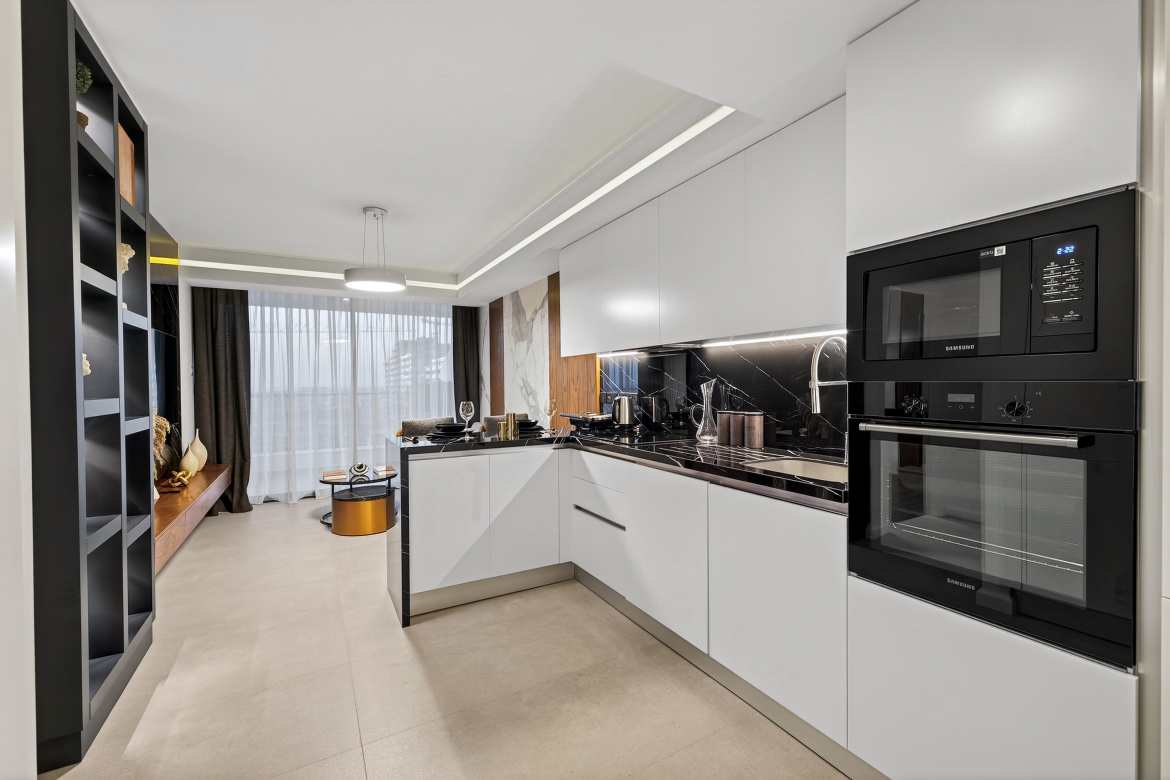 One bedroom apartment in luxurious five-star complex with a casino by the sea