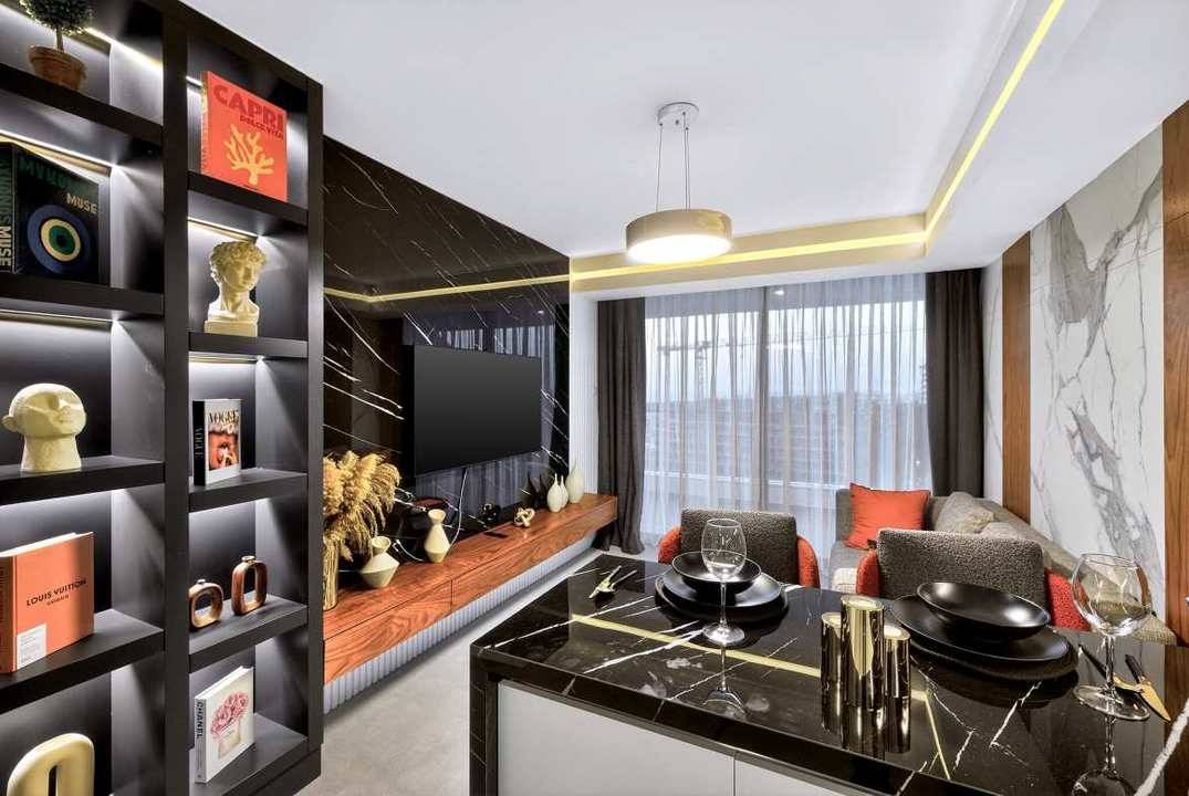 One bedroom apartment in luxurious five-star complex with a casino by the sea