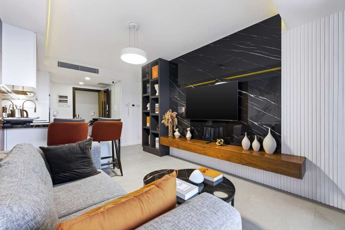 One bedroom apartment in luxurious five-star complex with a casino by the sea