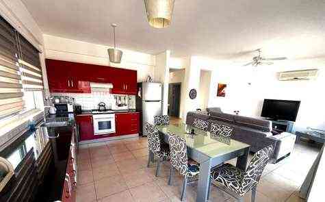 Spacious 3-Bedroom Apartment with a Large Terrace in Turtle Bay, Esentepe
