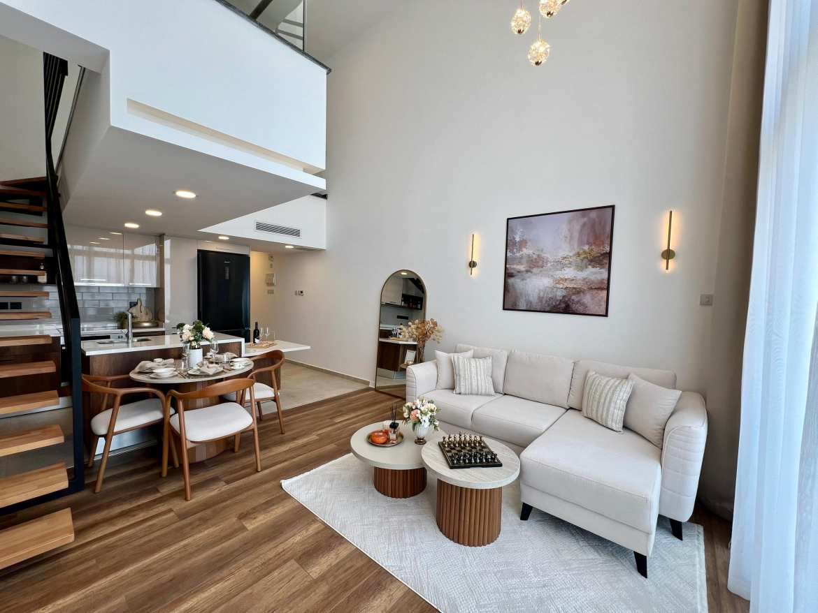  2+1 Loft Penthouses for Sale in Tatlısu, North Cyprus – Ready for Handover