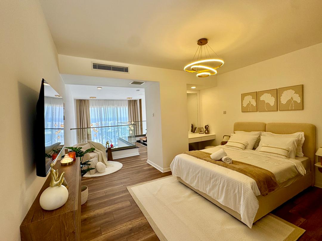  2+1 Loft Penthouses for Sale in Tatlısu, North Cyprus – Ready for Handover