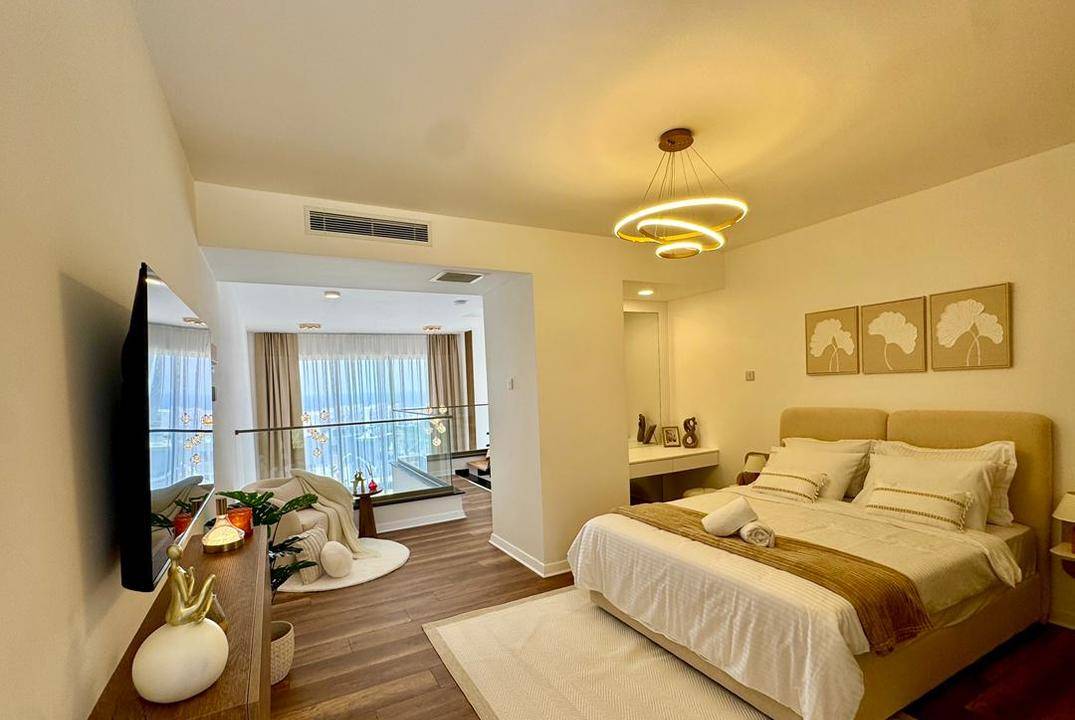  2+1 Loft Penthouses for Sale in Tatlısu, North Cyprus – Ready for Handover
