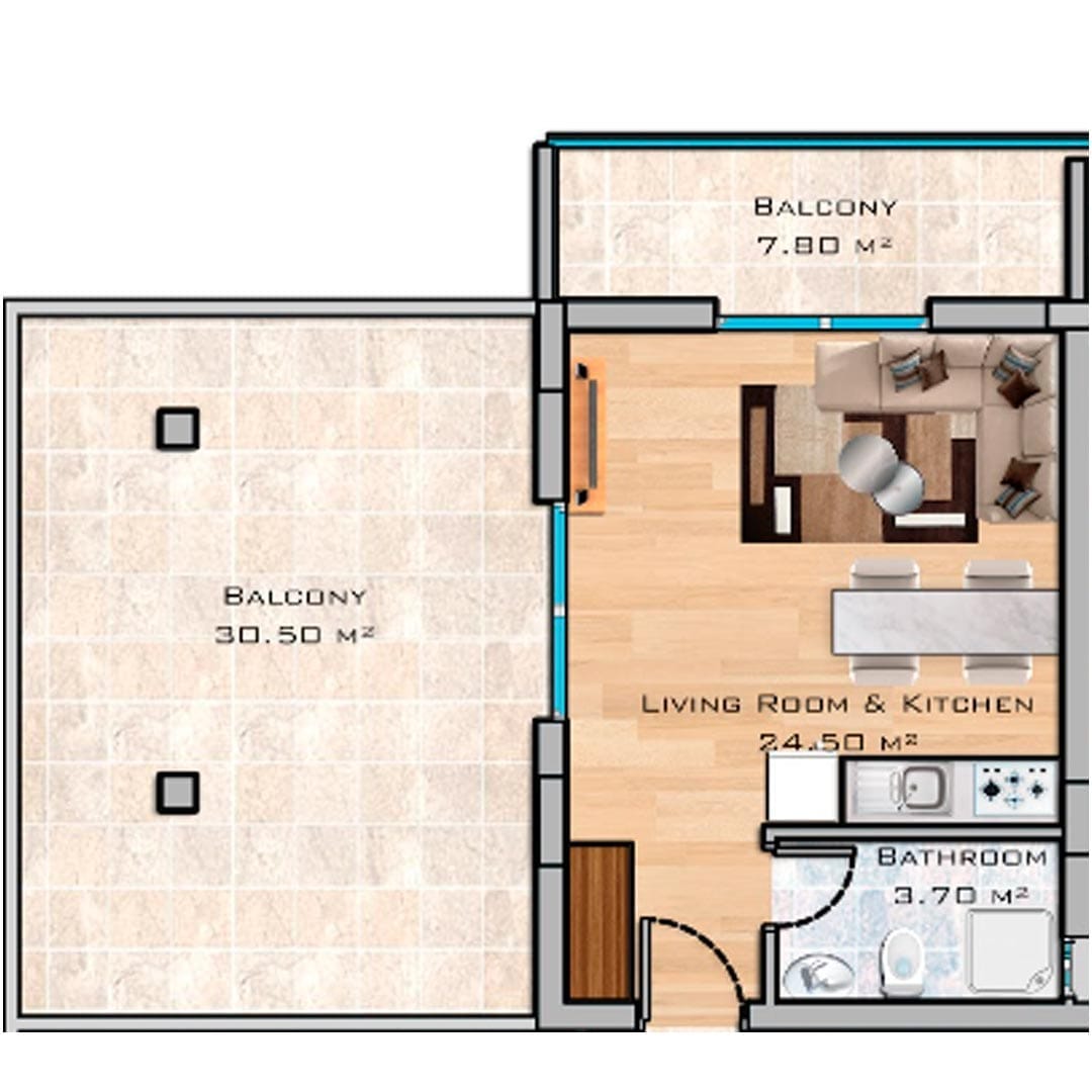 Apartments in Iskele, North Cyprus