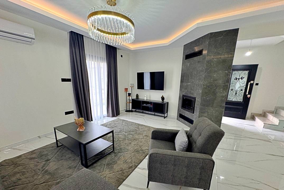 Semi-Detached 3+1 Villa in Boğaz, İskele – North Cyprus