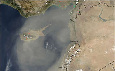 Sandstorm in Cyprus 